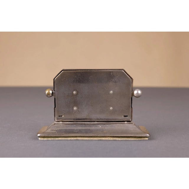 Vintage Art Deco Chrome-Plated Perpetual Calendar For Sale - Image 4 of 13