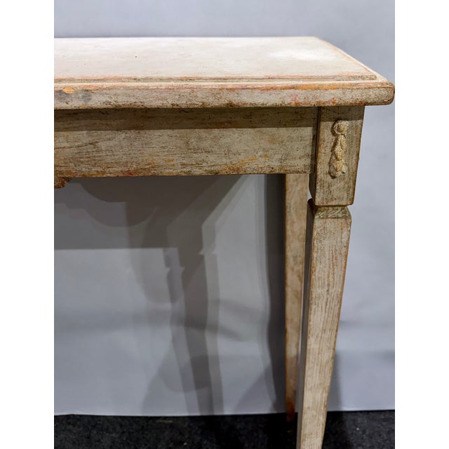 Pair of Swedish Gustavian Style Painted Console Tables, Circa 1880 For Sale - Image 12 of 18