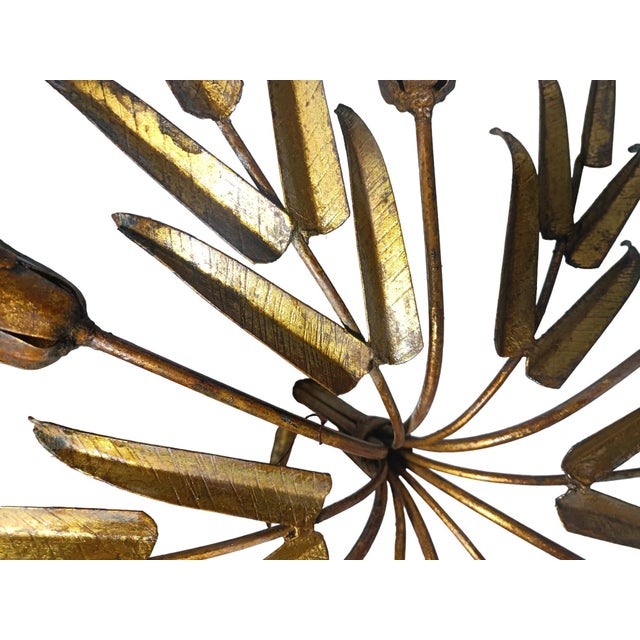 Palmera Art Lamp in Wrought Iron, 1950s, in Good conditions. Designed 1950 to 1959 I have official proof of authenticity...