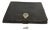 Antique 1914 Black Leather Wrapped Inkwell Writing Travel Lap Desk Box Calendar For Sale