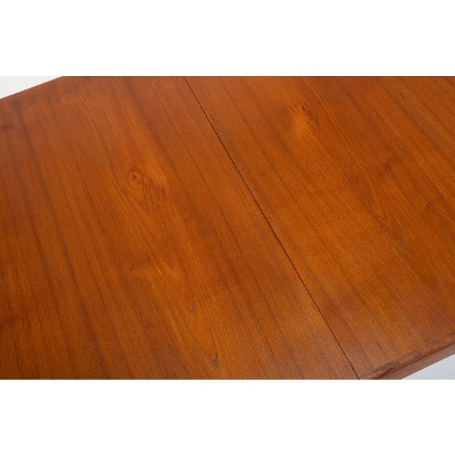 Brown Extendable Dining Table by H.W. Klein for Bramin, 1960s For Sale - Image 8 of 10