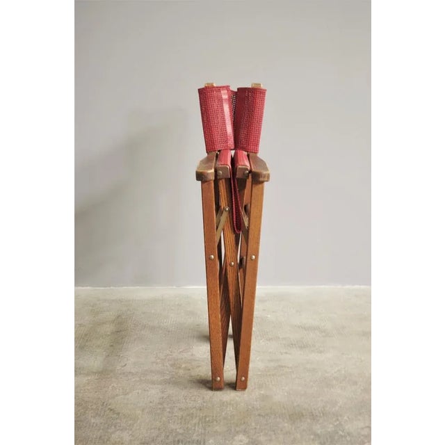 Wood Folding Directors Chair, 1990s For Sale - Image 7 of 10