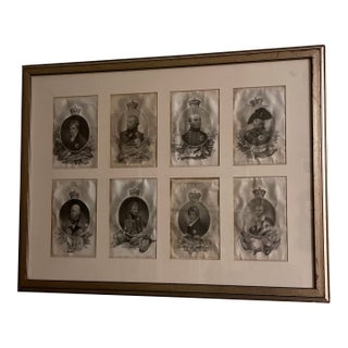 Late 18th Century 8 Engravings of the Children of George III & Queen Charlotte For Sale