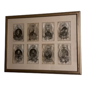 Late 18th Century 8 Engravings of the Children of George III & Queen Charlotte