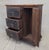 Rustic European Antique Romanian Folk Painted Pine Cupboard With Drawers and a Door For Sale - Image 3 of 14