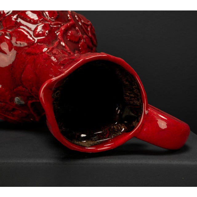 Handcrafted Vase from Knödgen Ilkra Edelkeramik, Germany, 1960s For Sale - Image 14 of 15