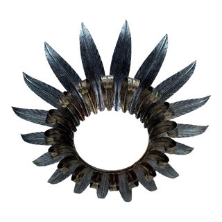 Spanish 1950s Double Tiered Ceiling Fixture For Sale
