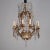 French 1920s French Bronze and Crystal Chandelier For Sale - Image 3 of 13