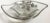 1960's Silver Overlay Glass Divided Candy Dish For Sale - Image 4 of 8