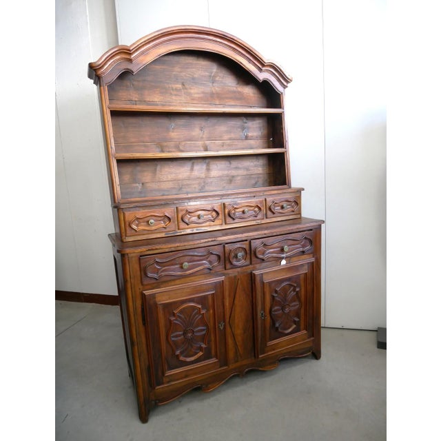 Antique Piedmontese Plate Rack Credenza, 19th Century For Sale - Image 11 of 16