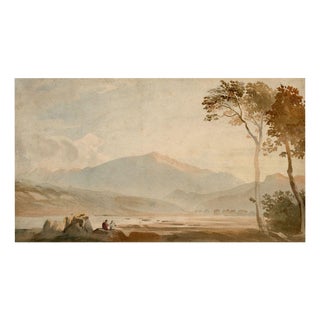 John Varley OWS, Snowdon, Wales, Early 19th Century, Watercolour For Sale
