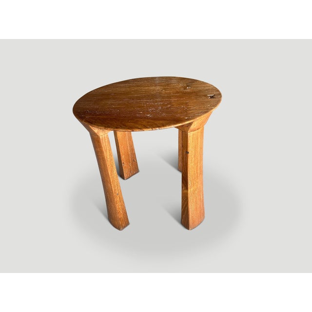 Andrianna Shamaris Bevelled Top Tall Side Table or Entry Table For Sale - Image 4 of 5