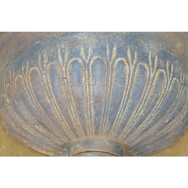 Late 20th Century Neoclassical Cast Iron Wall Lavabo For Sale - Image 6 of 14