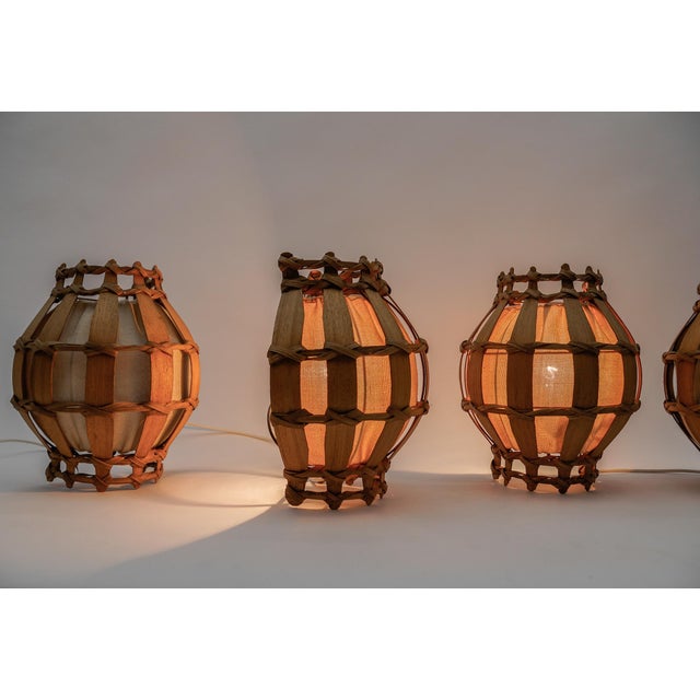 French Provincial Wooden Wall Sconces, 1960s, Set of 2 For Sale - Image 11 of 14