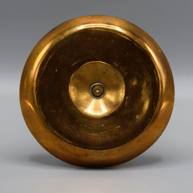 Gustavian (Swedish) Swedish Candleholders in Brass, 1800s, Set of 2 For Sale - Image 3 of 6