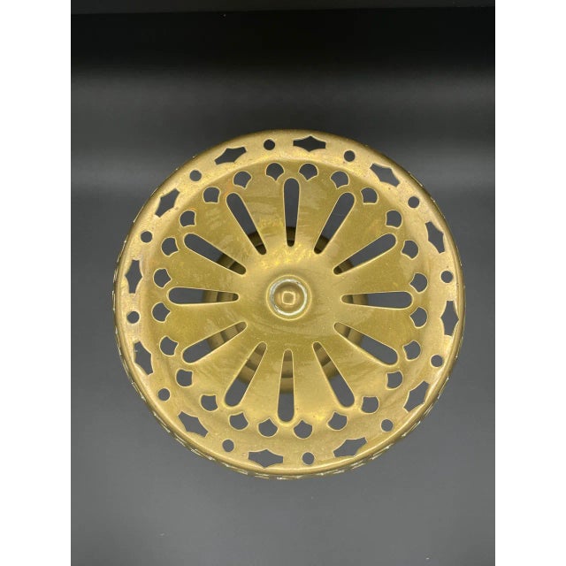 American 19c Brass Trivet Stand For Sale - Image 3 of 4