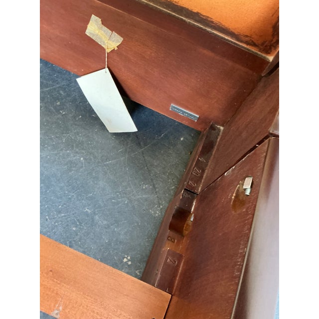 Vintage Ralph Lauren “Metropolis” Queen Sleigh Unfinished Bed For Sale - Image 11 of 12