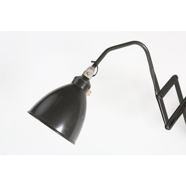 Bauhaus Scissor Wall Lamp, 1930s For Sale - Image 10 of 11