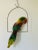 Green Spectacular Sergio Bustamante Style 22” Parrot Hanging Sculpture, Attributed For Sale - Image 8 of 13