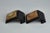 Metal Mid-Century Ceramic and Black Metal Door Handles, 1950s, Set of 2 For Sale - Image 7 of 16