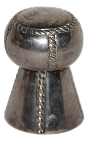 Silver Champagne Cork Stopper, 1970s