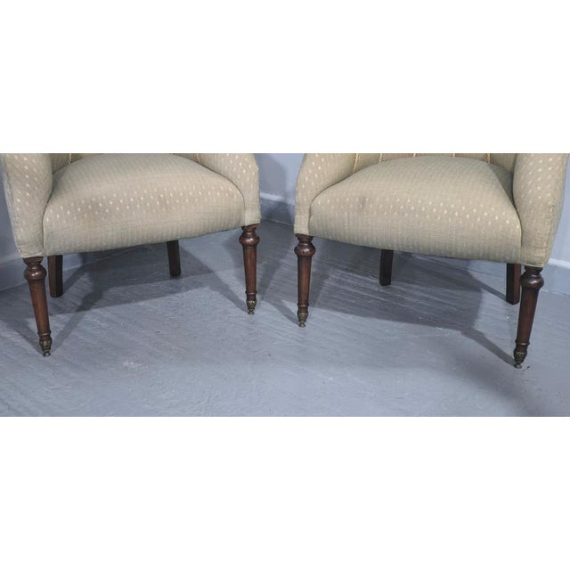French Walnut Tub Chairs, 1880, Set of 2 For Sale - Image 3 of 14