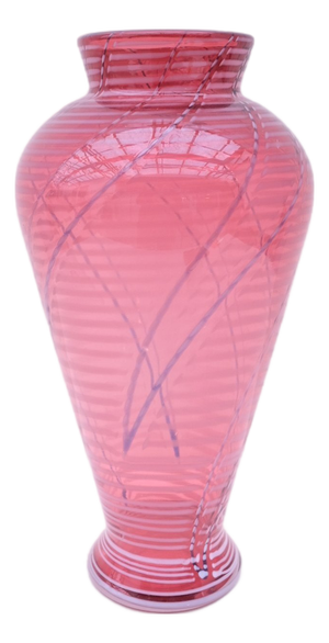 Murano Glass Vase by Michelotto, 1980s