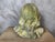 Beige Cement Bust of Girl, 1950s For Sale - Image 8 of 12