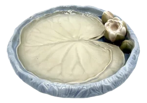 Decorative Plate with a Water Lily from Bing & Grondahl, Denmark, 1970s
