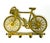 Metal Vintage Brass Bicycle Wall Hook Rack – Sports Motif Bike Key Holder For Sale - Image 7 of 10