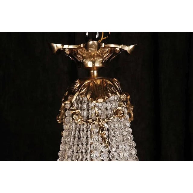 20th Century Biedermeier Style Basket Chandelier For Sale - Image 6 of 11