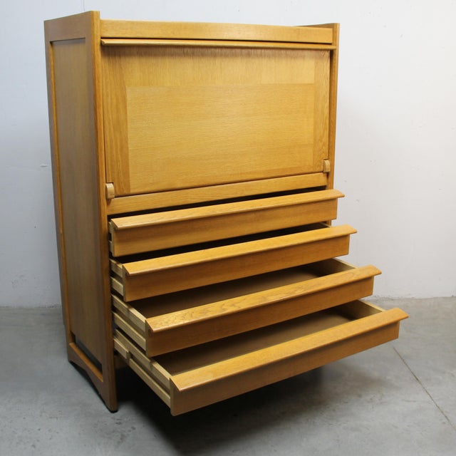 Vintage Cabinet by Guillarme and Chambrom, 1960s For Sale - Image 8 of 9