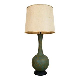 1960’s Mid-Century Modern Pottery Ceramic Table Lamp For Sale