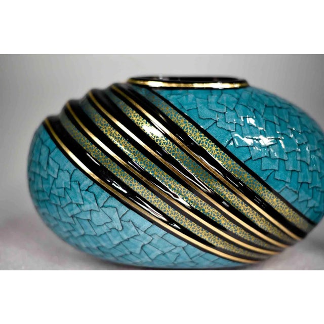 Contemporary Art Deco Revival Decorative Vase and Vessel For Sale - Image 12 of 13