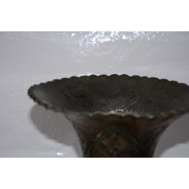 Copper Vase with Engraving, 1940s For Sale - Image 14 of 16
