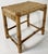 Vintage Woven Rope and Bamboo Stool For Sale - Image 4 of 9