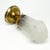 Art Nouveau Brass and Glass Ceiling Lamp, Germany, Early 20th Century For Sale - Image 3 of 7