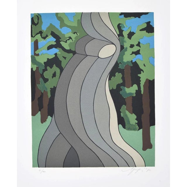 Composition - Original Screen Print by A. Fanfani - 1972 1972 For Sale - Image 3 of 3