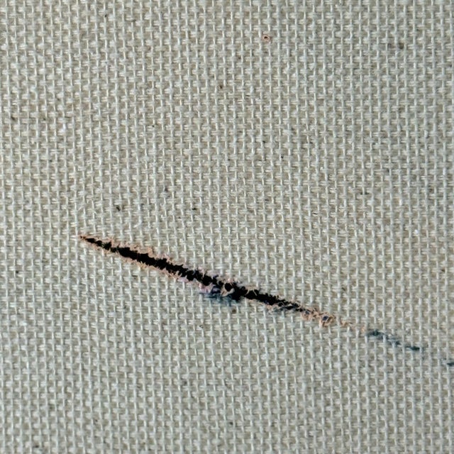 Paint Picasso Style Cubist Portrait, Signed Jennifer D. For Sale - Image 7 of 7