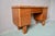 Art Deco Boudoir Dressing Table in Elm Burl and Brass, 1930s For Sale - Image 9 of 14