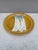 19th rare Yellow Majolica asparagus plate signed Sarreguemines. Every important French manufactures produced at the end of...