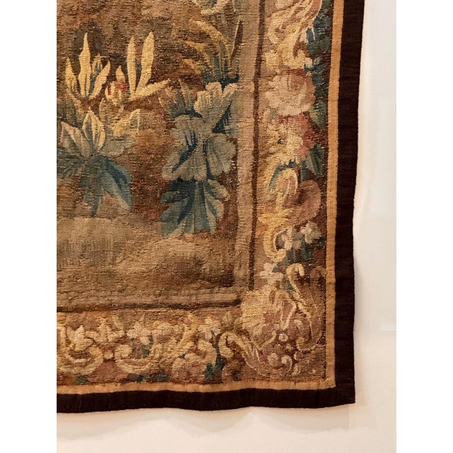 Green Early 18th Century Flemish Tapestry For Sale - Image 8 of 11