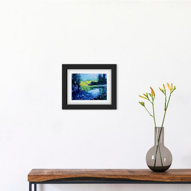 Water Garden Reflections, Impressionist Oil Landscape For Sale In Reno/Lake Tahoe - Image 6 of 6