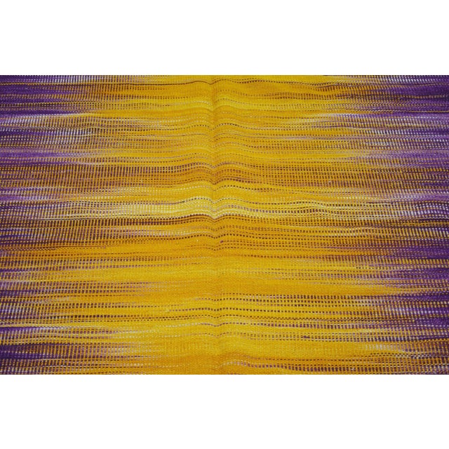 Shabby Chic Vintage Mazandaran Natural Color Hand Made Organic Wool Tribal Kilim,7'10"x9'8" For Sale - Image 3 of 5