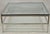 Vintage Mid Century Modern Milo Baughman Style Chrome Glass Square Coffee Table For Sale - Image 12 of 12