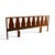 This 1960s Young Manufacturing king headboard shows the maker's sculptural instincts at architectural scale. A row of...
