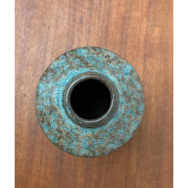 Brown Mid-Century Eastern German GDR Pottery Vase from Strehla Keramik For Sale - Image 8 of 18