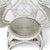 Vintage Boho Chic White Wicker Peacock Fan Back Chairs With Custom Cushions Pair For Sale - Image 10 of 16