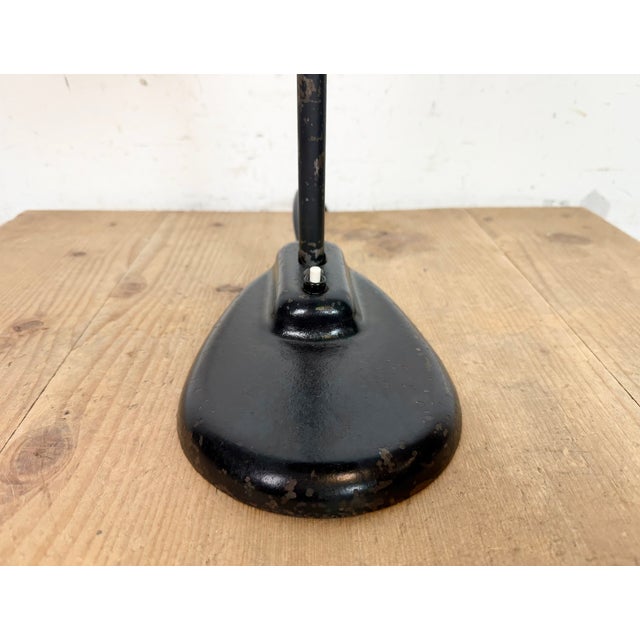 Bauhaus Industrial Black Table Lamp, 1930s For Sale - Image 15 of 18