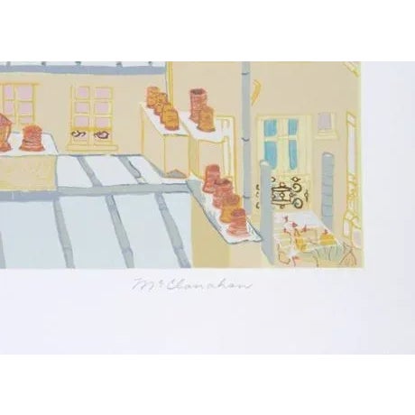 Artist: Marion McClanahan Title: Paris Roofs Year: Circa 1980 Medium: Serigraph, signed and numbered in pencil Edition: AP...